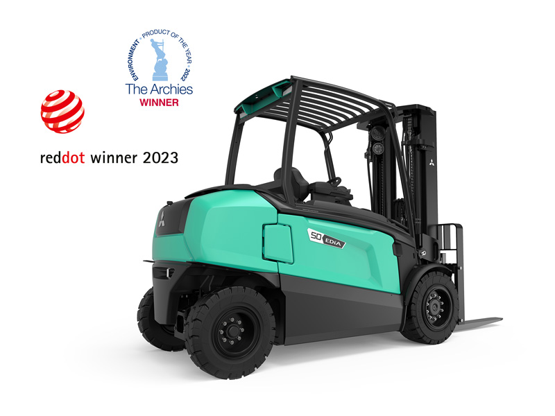 EDIA XL Premio Red Dot de diseño innovador de Mitsubishi Forklift